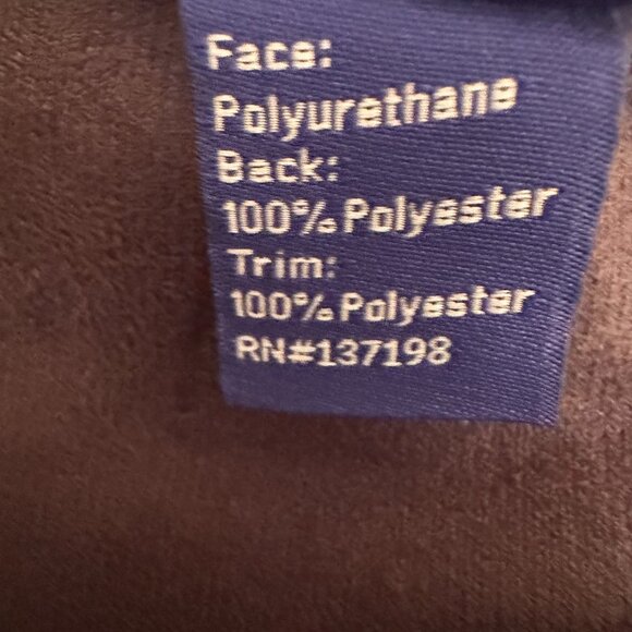 Black Asymmetrical Faux Leather Skirt - Size 12 - Picture 7 of 9